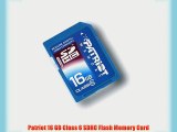 Patriot 16 GB Class 6 SDHC Flash Memory Card