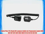 Photo Plus TTL Flash Off-camera Cable for Panasonic Lumix DMC-GX1 GF1 GF2 GH1 GH2 GH3 G1 G2