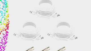High Quality 180ft White Premium Surveillace Thick Extension Cables for Zmodo Systems