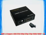 ViewHD 2 Port 1x2 Powered HDMI Mini Splitter for 1080P