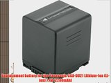 Panasonic PV-GS250 Camcorder Battery Lithium-Ion (2200 mAh) - Replacement for Panasonic CGA-DU21U