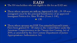 A Step by Step Instruction on how to apply for the H4 EAD (H4 work authorization new law)