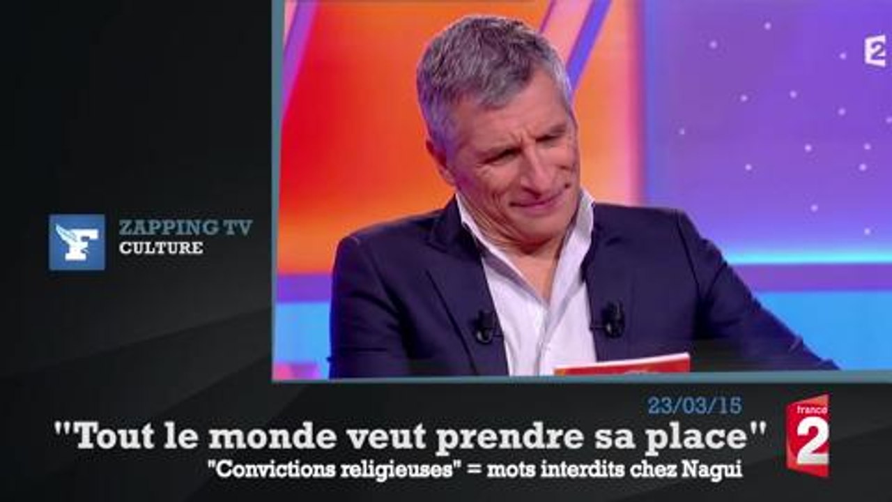 Zapping TV : le coup de gueule de Nagui contre les religions