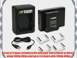 Wasabi Power Extended Battery for GoPro HERO3 HERO3  (with Dual Charger and Backdoors)