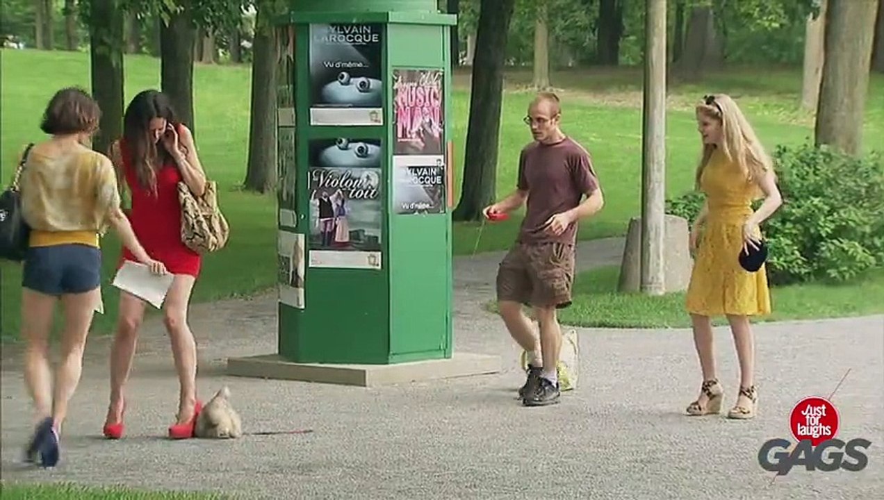 [Just for laughs]Sexy Girl Impale Dog