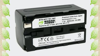 Wasabi Power Battery for Sony NP-F730 NP-F750 NP-F760 NP-F770 (4900mAh) and Sony CCD-TRV16