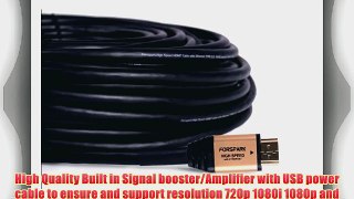 FORSPARK High Speed HDMI Cable 75ft 24AWG CL3 Rated For In-Wall-Installation HDMI Cable with