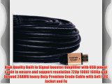 FORSPARK High Speed HDMI Cable 75ft 24AWG CL3 Rated For In-Wall-Installation HDMI Cable with