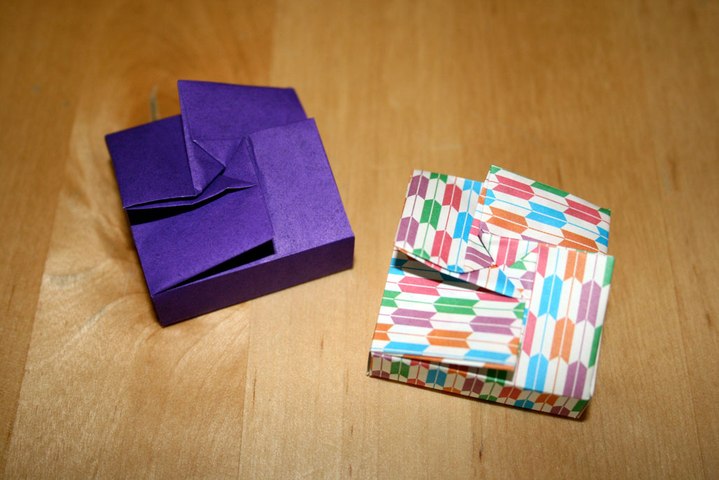 Origami - Boîte refermable - Vidéo Dailymotion