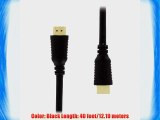 40 FT High Speed HDMI Cable with Ethernet (CL2 and FT4 Rated) - Supports 3D and Audio Return