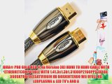 IBRA? 3m High Speed PRO GOLD RED HDMI Cable 3D PS4 2160p 4K Ultra HD(3M/9.6 Feet)