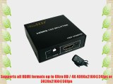 ViewHD HDMI Splitter (Ultra HD / 4K Prosumer HDMI 1x4 Splitter | VHD-PRO1X4i)