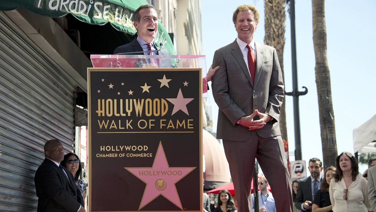 Will ferrell mit stern in hollywood geehrt