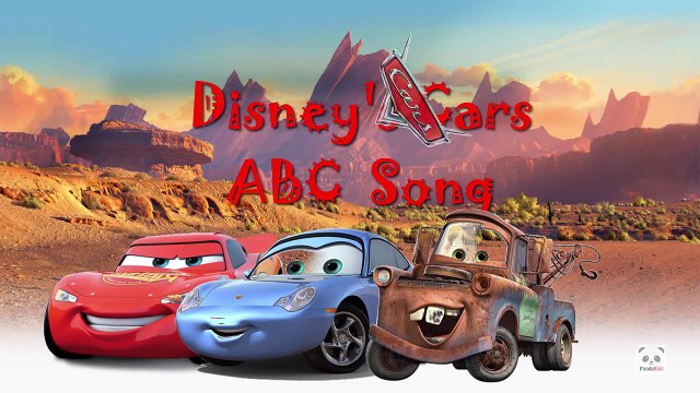 CARS Lightning McQueen & Mater ABC Song for Kids | Disney Cars Alphabet Songs