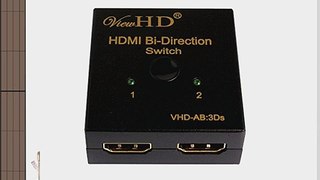 ViewHD HDMI Bi-Directional / AB Switcher (VHD-AB:3Ds Built with Integrated IC Solution)