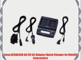 Sony ACSQ950D AC/DC AC Adapter/Quick Charger for MiniDV Camcorders