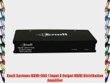 Knoll Systems HDMI-DA8 1 Input 8 Output HDMI Distribution Amplifier