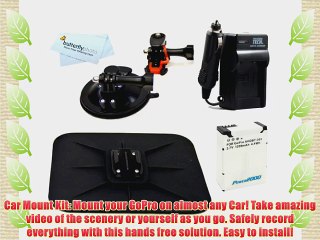 All in 1 Car Mount Kit For For GoPro HD HERO3 GoPro HERO3  and GoPro AHDBT-201 AHDBT-301 Action