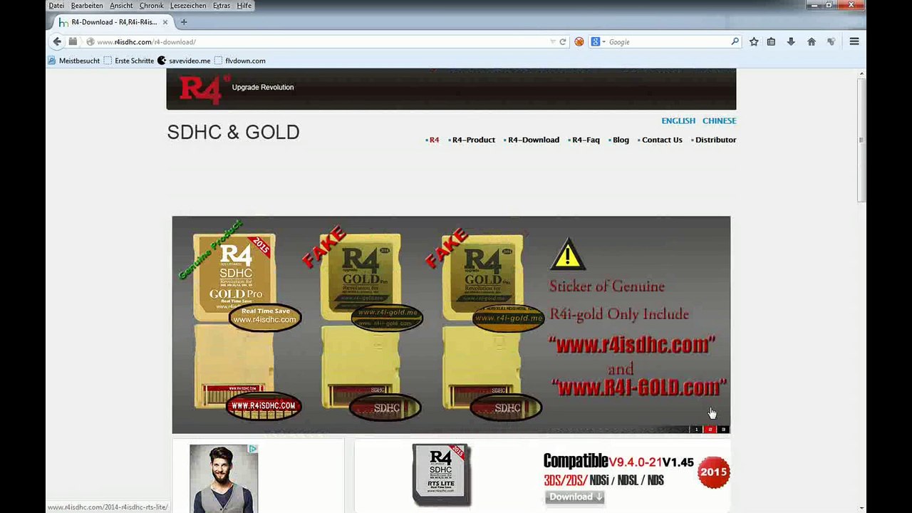 Tutorial: r4 karten/ flashkarten für den ds installieren [deutsch|hd]