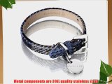 Hennessy Harris Tweed and Small Leather Dog Collar Mackenzie Blue