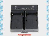 Dual Channel Digital Battery Charger for Sony NEX-FS100 NEX-FS100UK NEX-FS100EK NEX-FS700 NEX-FS700EK