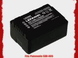 LENMAR LIZ308P LENMAR LIZ308P Replacement Battery for Panasonic SDR-H85 Camcorder (Black)