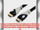 Etekcity 50 Feet HDMI Cable Category 2 with Ethernet -Supports 3D Audio Return 1080P