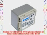 Maximal Power DB PAN CGA-DU14 Replacement Battery for Panasonic Digital Camera/Camcorder (Black)
