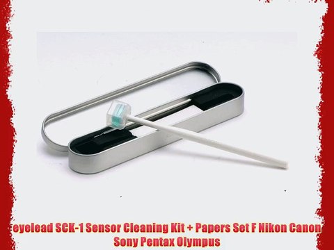 eyelead SCK-1 Sensor Cleaning Kit Papers Set F Nikon Canon Sony Pentax Olympus