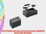 JVC GC-PX100BE Camcorder Accessory Kit includes: SDBNVF823 Battery SDM-180 Charger