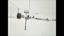Erciyes, gondol ve siste kayak- ainaler