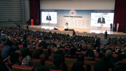 Cumhurbaşkanı Erdoğan, "Pazarcı Esnaf Buluşması"Nda Konuştu