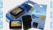 UpStart Battery New - Fully Decoded NP-FV50 Replacement 2 Batteries Charger Kit for Sony Camcorders