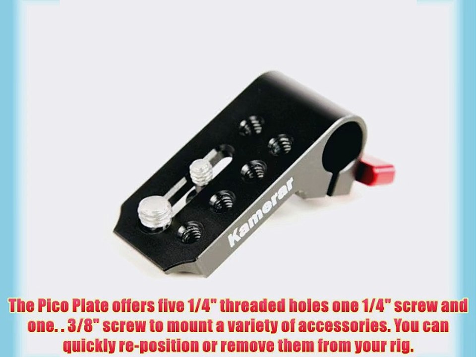 Authentic New Kamerar Pico Plate for Attaching 1/4 and 3/8 Accessories