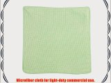 Rubbermaid Commercial 1820578 Microfiber Economy Cloth 12- by 12-inch Green