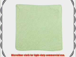 Rubbermaid Commercial 1820578 Microfiber Economy Cloth 12- by 12-inch Green