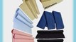 (11 Pack) - Super Fine Microfiber Cleaning Cloths (2 Black 2 Blue 2 Pink 2 Light Blue 2 Yellow)