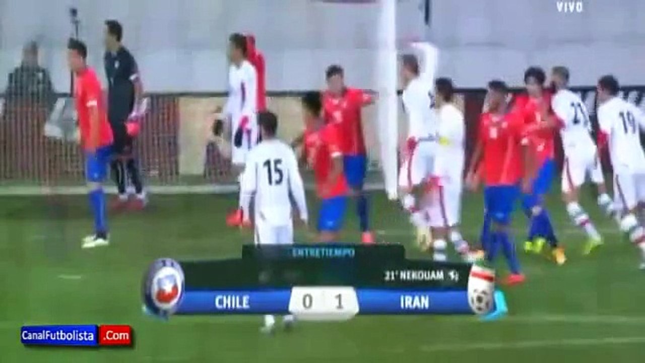Chile vs Irán 0 2 Amistoso Internacional 26 03 2015
