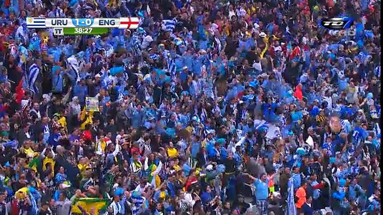 Gol Uruguay 1 - Inglaterra 0