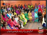 Sanam Baloch Apne Live Morning Show Pe Apna Blood Pressure Check Karwane Lag Gayi
