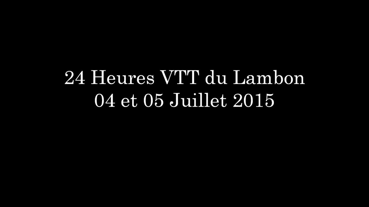 24 Heures VTT du Lambon 2015
