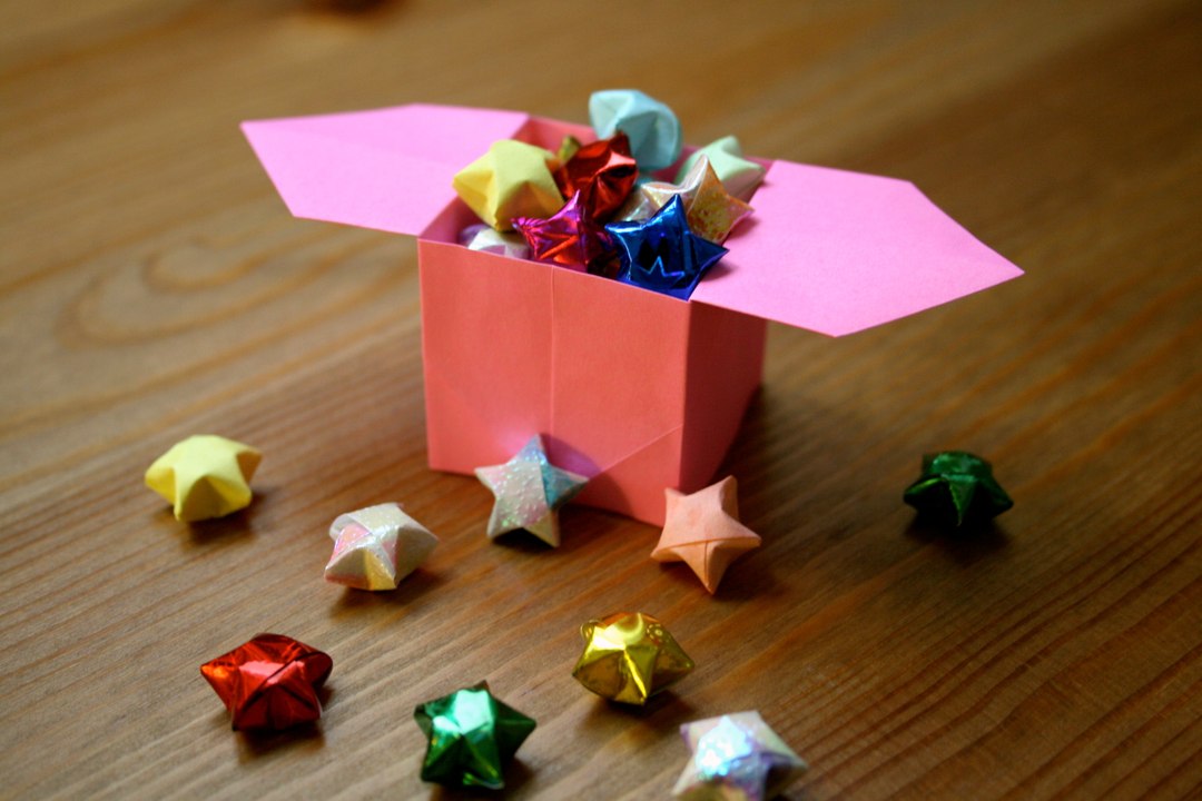 Origami - Etoiles chinoises du bonheur - Lucky Stars