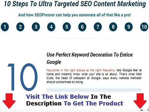 Seopressor Free Download Bonus + Discount