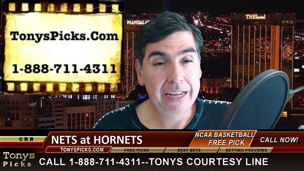 Charlotte Hornets vs. Brooklyn Nets Free Pick Prediction NBA Pro Basketball Odds Preview 3-25-2015