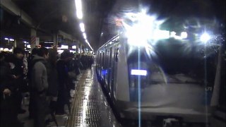 大雪の横浜駅