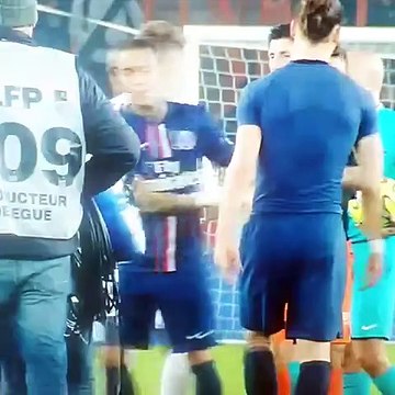 Zlatan Ibrahimovic VS Tony Chapron (PSG-Lorient)