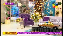 Sanam Jung Apne Morning Show Pe Garmiyon Ki Lawn K Liye Modeling Karwane Lag Padi