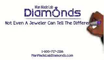 Man made diamond engagement rings