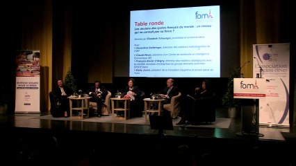 Table ronde sur les anciens élèves des lycées français du monde FOMA 2013