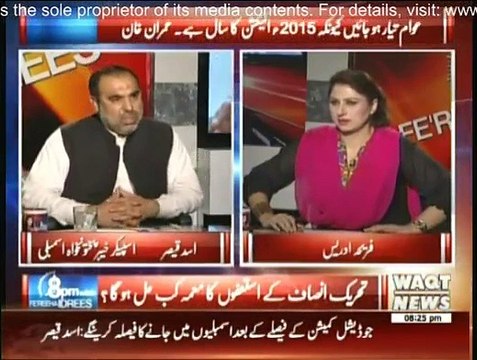 8 PM With Fareeha Idrees - 25th March 2015